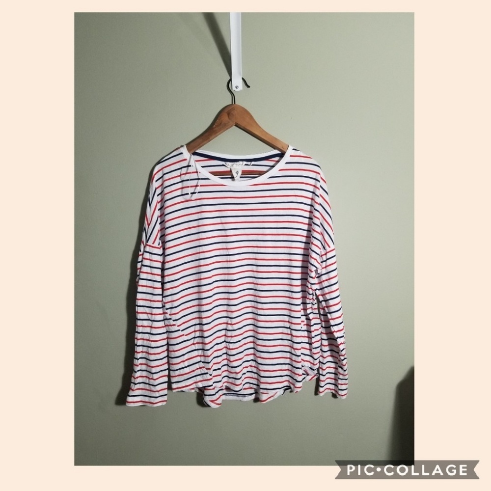 L.O.G.G. striped long sleeve shirt size M